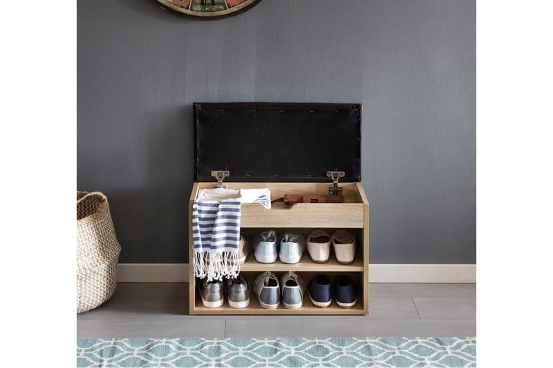 Shiheem Skohylla 60x30 cm - Trä/natur - Förvaring - Skoförvaring - Skoskåp