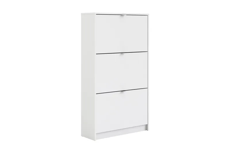 Shoey Skoskåp 3 Fack - Vit - Förvaring - Skoförvaring - Skoskåp