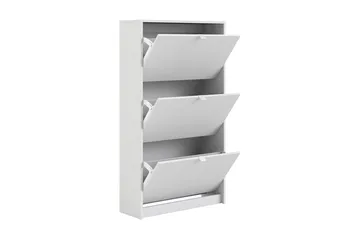 Shoey Skoskåp 3 Fack - Vit - Förvaring - Skoförvaring - Skoskåp