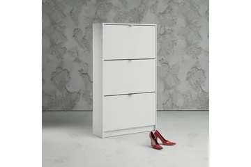 Shoey Skoskåp 3 Fack - Vit - Förvaring - Skoförvaring - Skoskåp