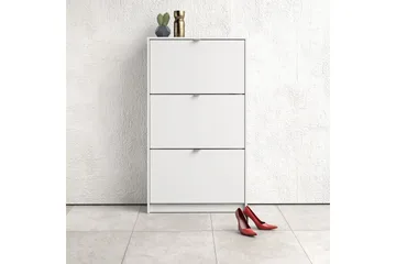 Shoey Skoskåp 3 Fack - Vit - Förvaring - Skoförvaring - Skoskåp