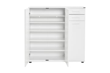 Skoskåp 108x108 cm - Vit - Förvaring - Skoförvaring - Skoskåp