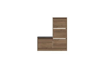 Skoskåp Dude 105 cm - Beige - Förvaring - Skoförvaring - Skoskåp