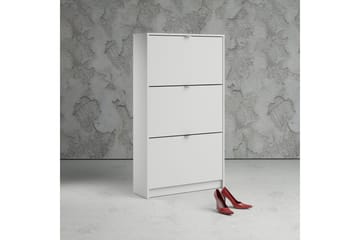 Skoskåp Malwine 3 Fack - Vit - Förvaring - Skoförvaring - Skoskåp