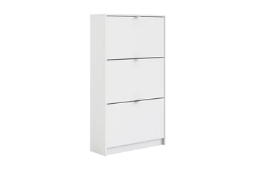 Skoskåp Malwine 3 Fack - Vit - Förvaring - Skoförvaring - Skoskåp