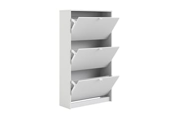 Skoskåp Malwine 3 Fack - Vit - Förvaring - Skoförvaring - Skoskåp