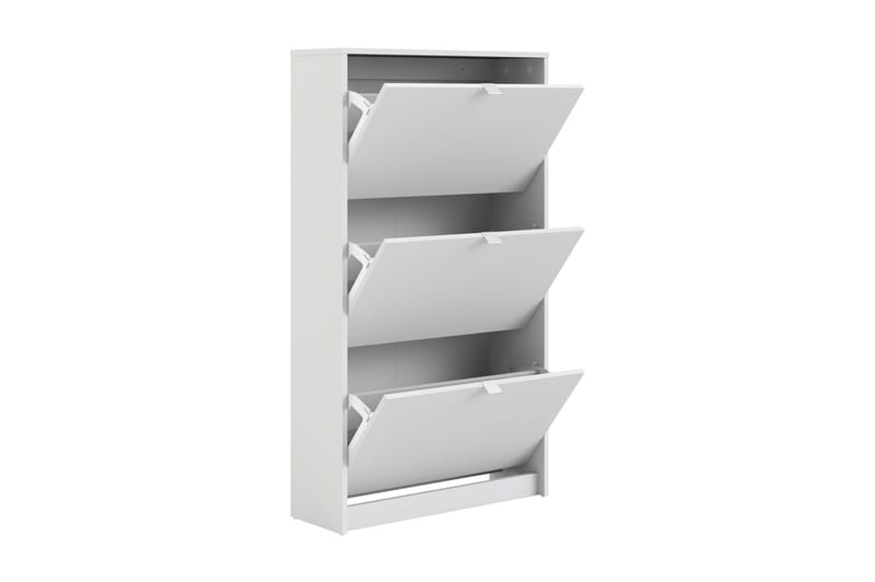 Skoskåp Malwine 3 Fack - Vit - Förvaring - Skoförvaring - Skoskåp