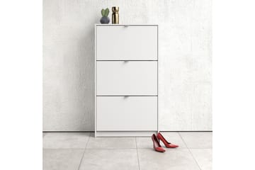 Skoskåp Malwine 3 Fack - Vit - Förvaring - Skoförvaring - Skoskåp