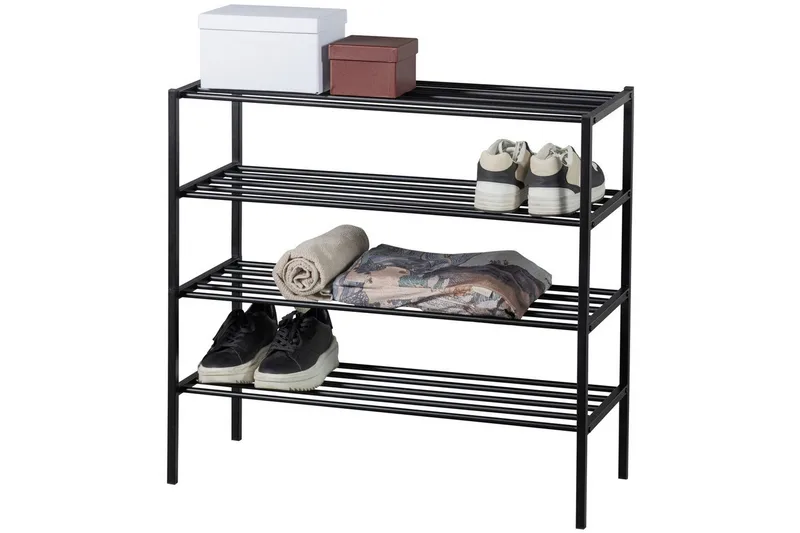 Skoställ Ferro - 4 Hyllor - Förvaring - Skoförvaring - Skohylla & skoställ