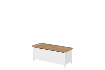 Storys Skobänk 99 cm - Vit - Förvaring - Skoförvaring - Skobänk & skohylla med bänk