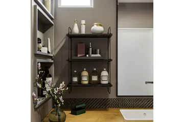 Övriga hyllor Pulalis Vägghylla 40 cm Svart,Marmor - Förvaring - Hylla