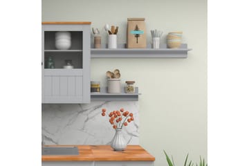 Alby Vägghylla 100x14 cm - Grå - Förvaring - Småförvaring - Väggförvaring