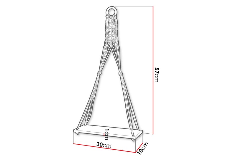 Allgunnen Vägghylla 30 cm - Beige - Förvaring - Småförvaring - Väggförvaring