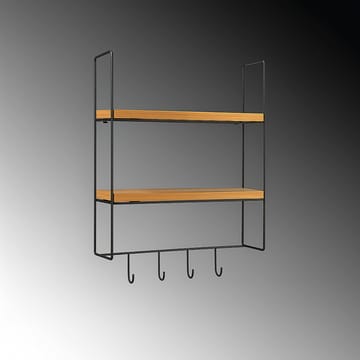 Alvorn Vägghylla 58x42 cm - Guld Och Natur - Förvaring - Småförvaring - Väggförvaring