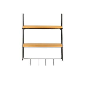 Alvorn Vägghylla 58x42 cm - Guld Och Natur - Förvaring - Småförvaring - Väggförvaring