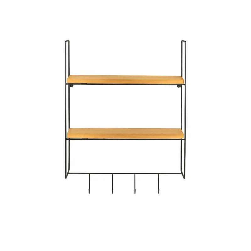 Alvorn Vägghylla 58x42 cm - Guld Och Natur - Förvaring - Småförvaring - Väggförvaring