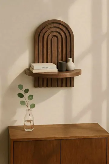 Baynor Vägghylla 20x35 cm - Brun - Förvaring - Småförvaring - Väggförvaring