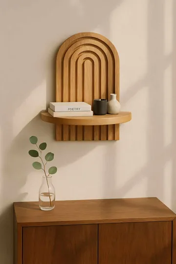 Baynor Vägghylla 20x35 cm - Ek Brun - Förvaring - Småförvaring - Väggförvaring