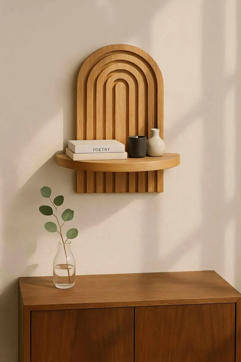 Baynor Vägghylla 20x35 cm - Ek Brun - Förvaring - Småförvaring - Väggförvaring