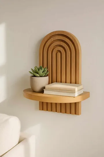 Baynor Vägghylla 20x35 cm - Ek Brun - Förvaring - Småförvaring - Väggförvaring