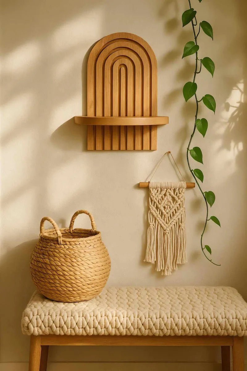 Baynor Vägghylla 20x35 cm - Ek Brun - Förvaring - Småförvaring - Väggförvaring