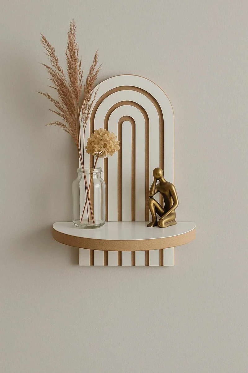 Baynor Vägghylla 20x35 cm - Vit - Förvaring - Småförvaring - Väggförvaring