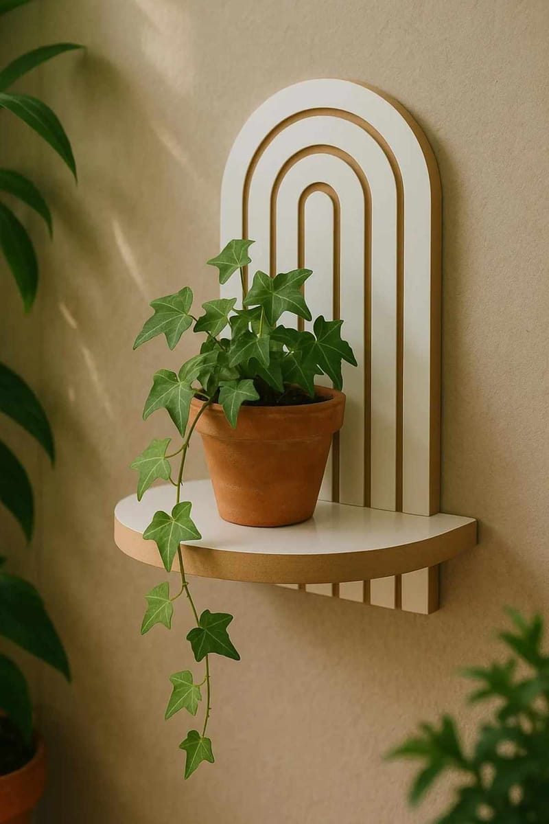 Baynor Vägghylla 20x35 cm - Vit - Förvaring - Småförvaring - Väggförvaring