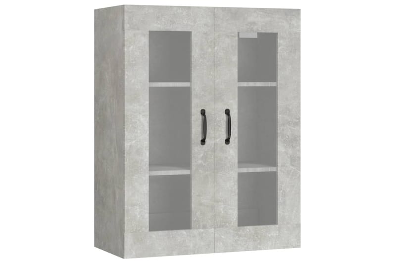 beBasic Väggskåp betonggrå 69,5x34x90 cm - Grey - Vägghylla - Väggförvaring