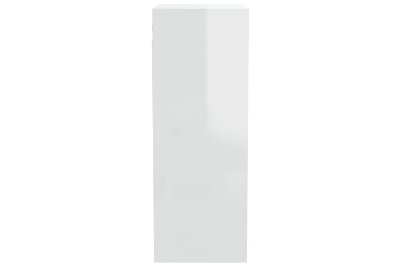 beBasic Väggskåp vit högglans 34,5x32,5x90 cm konstruerat trä - White - Vägghylla - Väggförvaring
