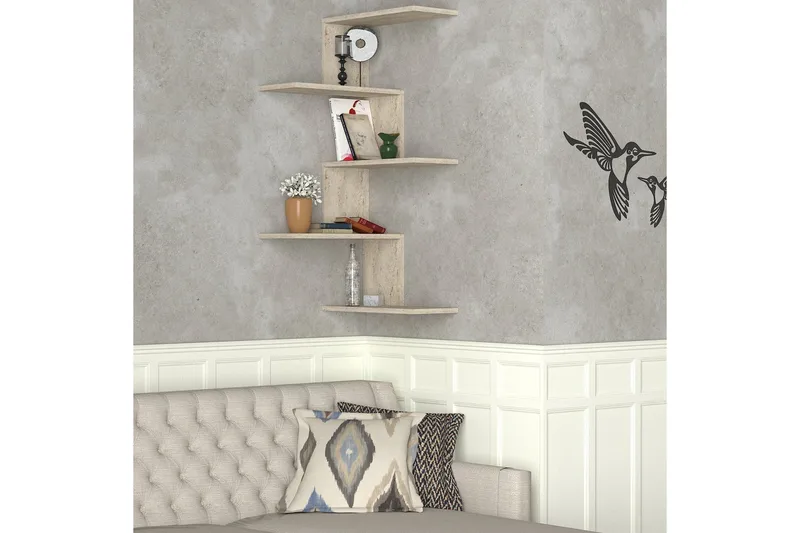 Canitor Vägghylla 51,5 cm - Beige - Förvaring - Hylla