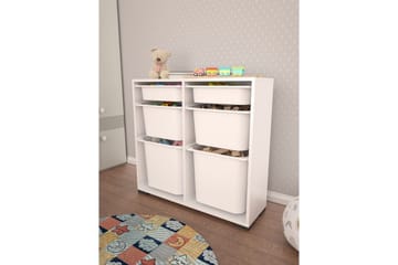 Carla Förvaringslådor 90 cm - Vit - Förvaring - Småförvaring - Förvaringslåda