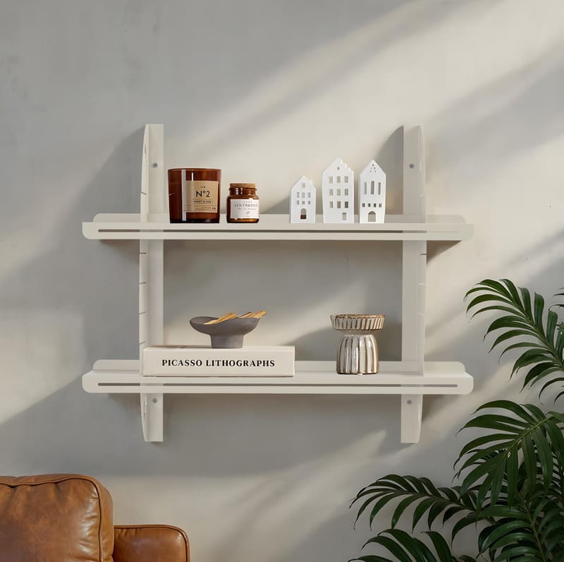 Clavor Vägghylla 70 cm - Mjuk Beige - Förvaring - Småförvaring - Väggförvaring