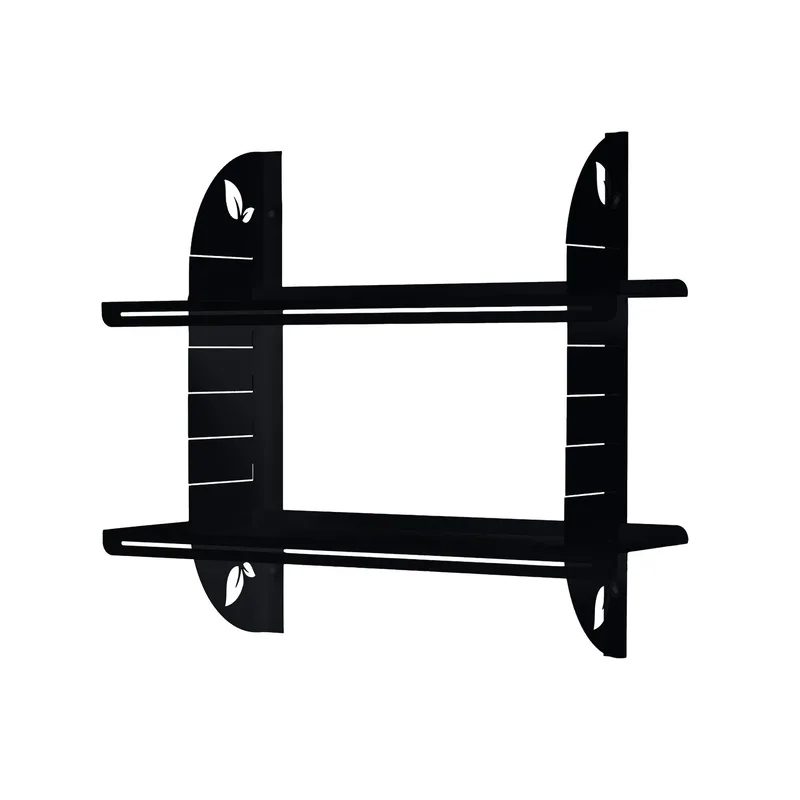 Clavor Vägghylla 70 cm, Svart