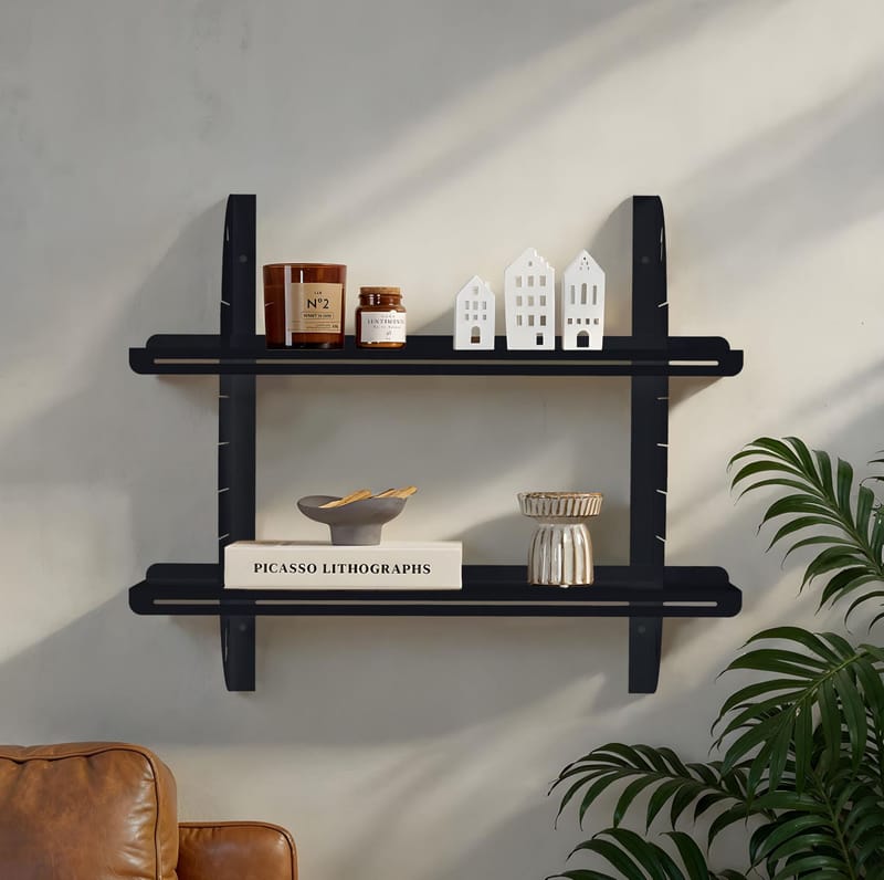 Clavor Vägghylla 70 cm - Svart - Förvaring - Småförvaring - Väggförvaring