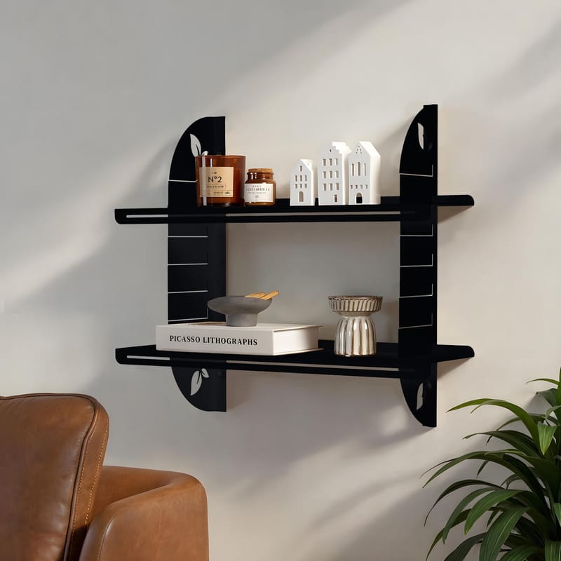 Clavor Vägghylla 70 cm - Svart - Förvaring - Småförvaring - Väggförvaring