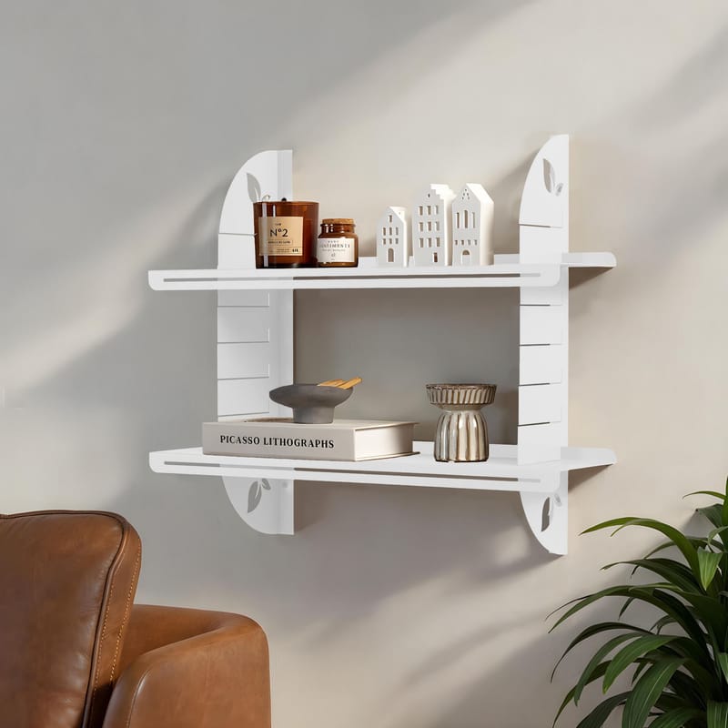 Clavor Vägghylla 70 cm - Vit - Förvaring - Småförvaring - Väggförvaring