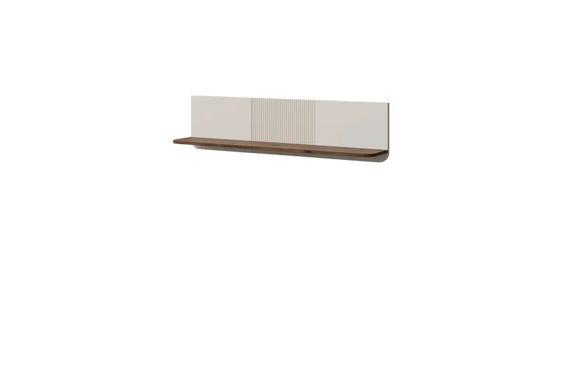 Cucina Vägghylla 120x22 cm, Beige/Brun
