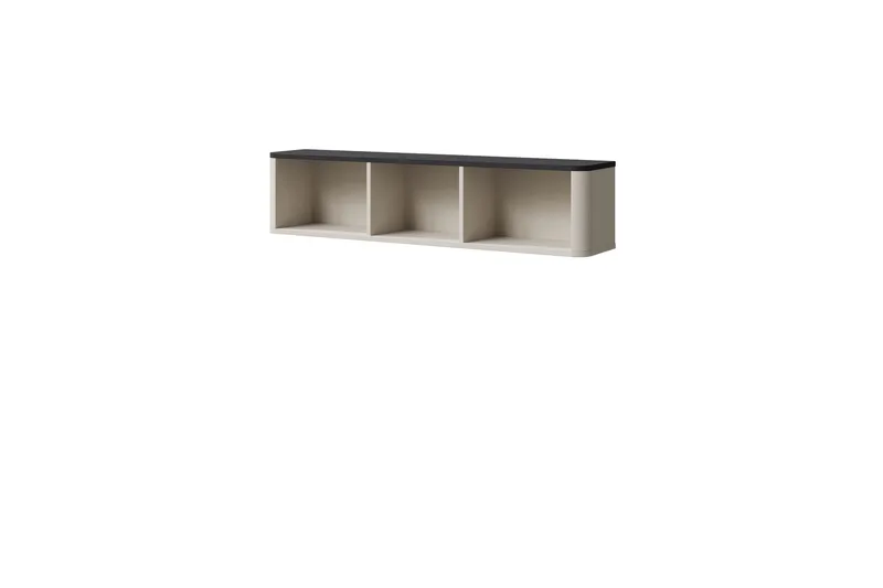 Cucina Vägghylla 130x25 cm, Beige/Grå