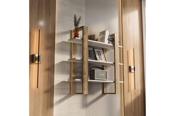 Draven Väggskiva 90x90 cm - Ek/Vit - Förvaring - Småförvaring - Väggförvaring