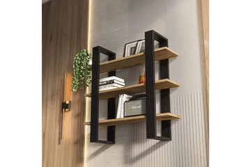 Draven Väggskiva 90x90 cm - Svart/Ek - Förvaring - Småförvaring - Väggförvaring