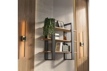 Draven Väggskiva 90x90 cm - Svart/Ek - Förvaring - Småförvaring - Väggförvaring