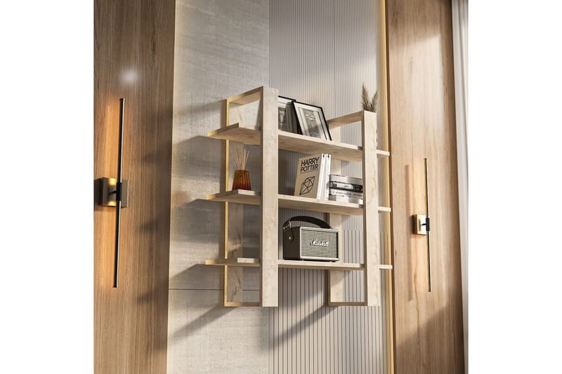 Draven Väggskiva 90x90 cm - Travertine - Förvaring - Småförvaring - Väggförvaring