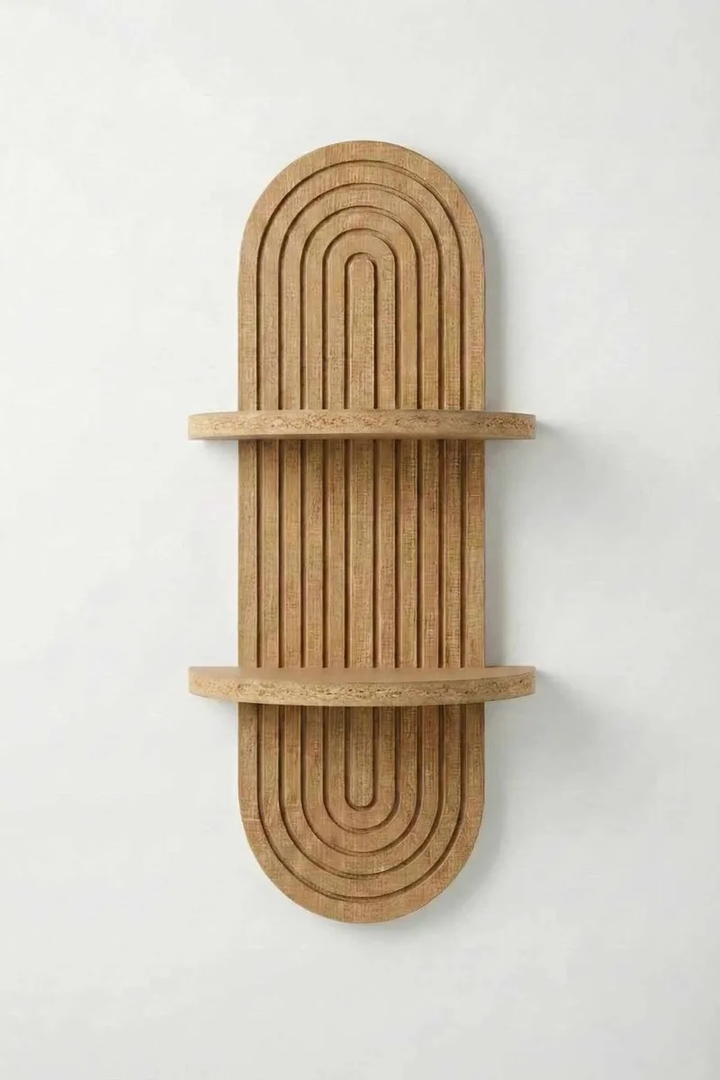 Drelor Vägghylla 20x70 cm, Brun