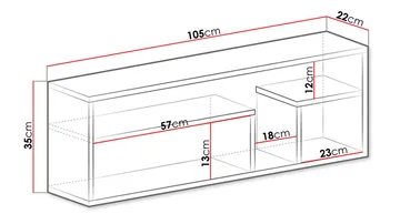 Elvaren Vägghylla 105 cm - Förvaring - Småförvaring - Väggförvaring