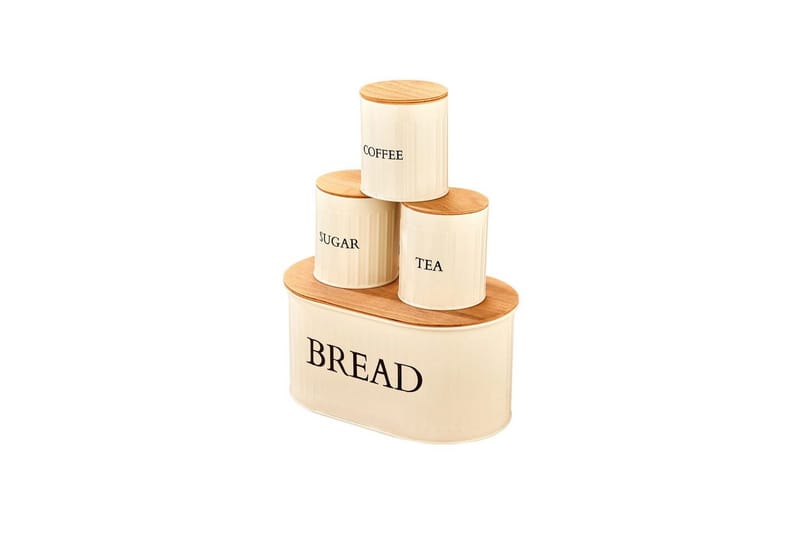 Elven Förvaringsask 15 cm 4-pack - Cremevit - Förvaring - Småförvaring