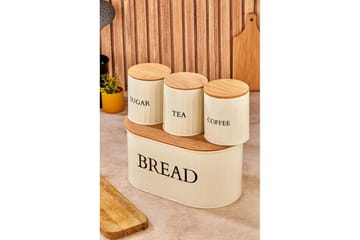 Elven Förvaringsask 15 cm 4-pack - Cremevit - Förvaring - Småförvaring