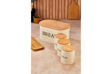 Elven Förvaringsask 15 cm 4-pack - Cremevit - Förvaring - Småförvaring