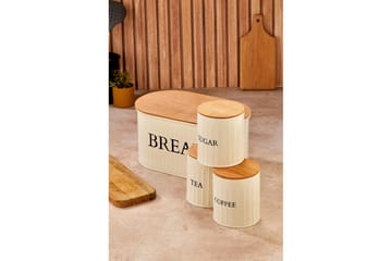 Elven Förvaringsask 15 cm 4-pack - Cremevit - Förvaring - Småförvaring