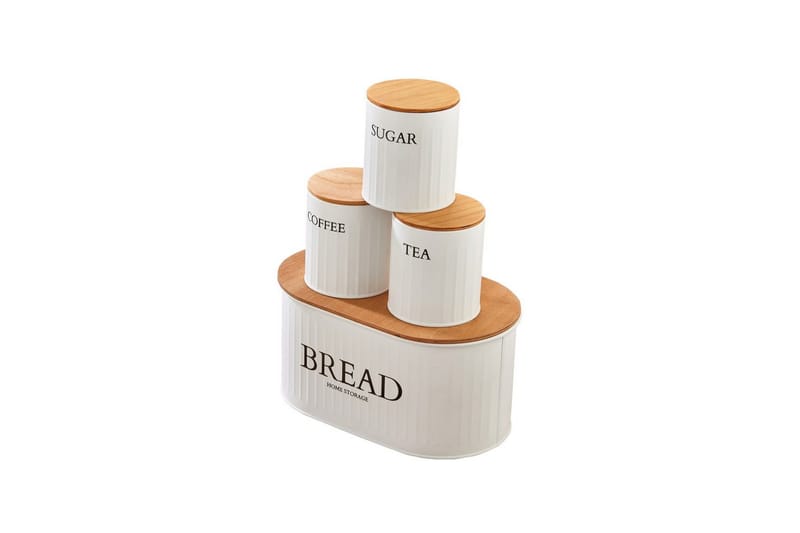 Elven Förvaringsask 15 cm 4-pack - Cremevit - Förvaring - Småförvaring