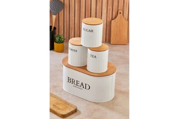 Elven Förvaringsask 15 cm 4-pack - Cremevit - Förvaring - Småförvaring